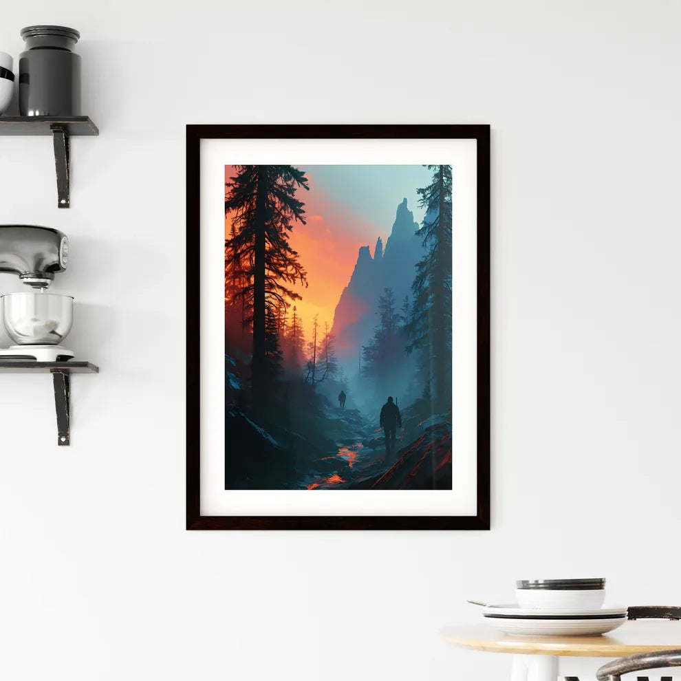 A Poster of vector poster traveling - A Grou Framed Print