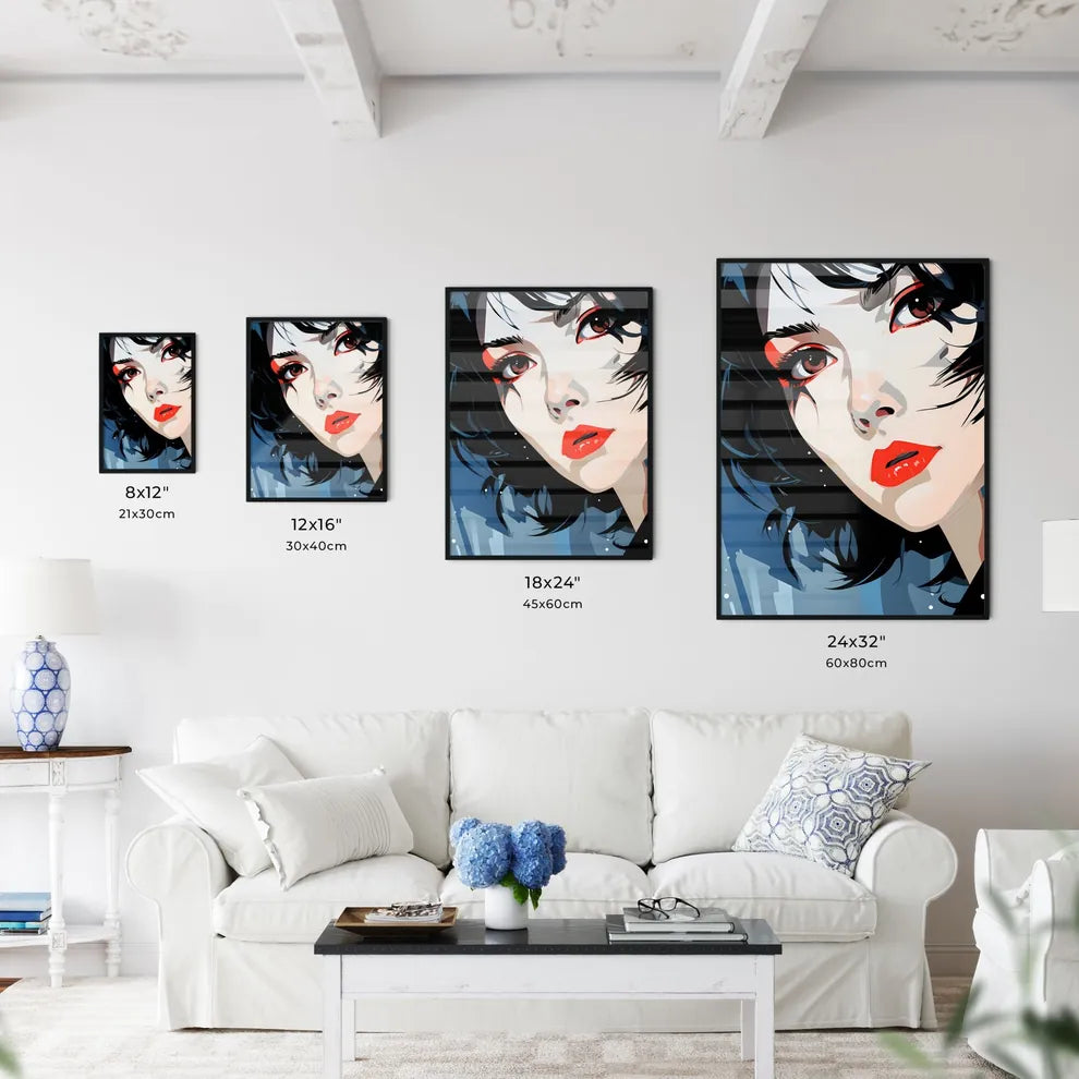 A Poster of Illustration - A Woman With - Kitchen Hangings