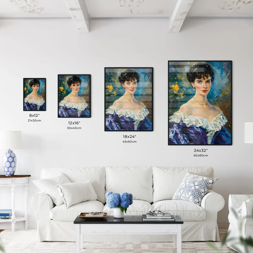A Poster of Scarlett OHara Portrait - A Pain - Kitchen Hangings