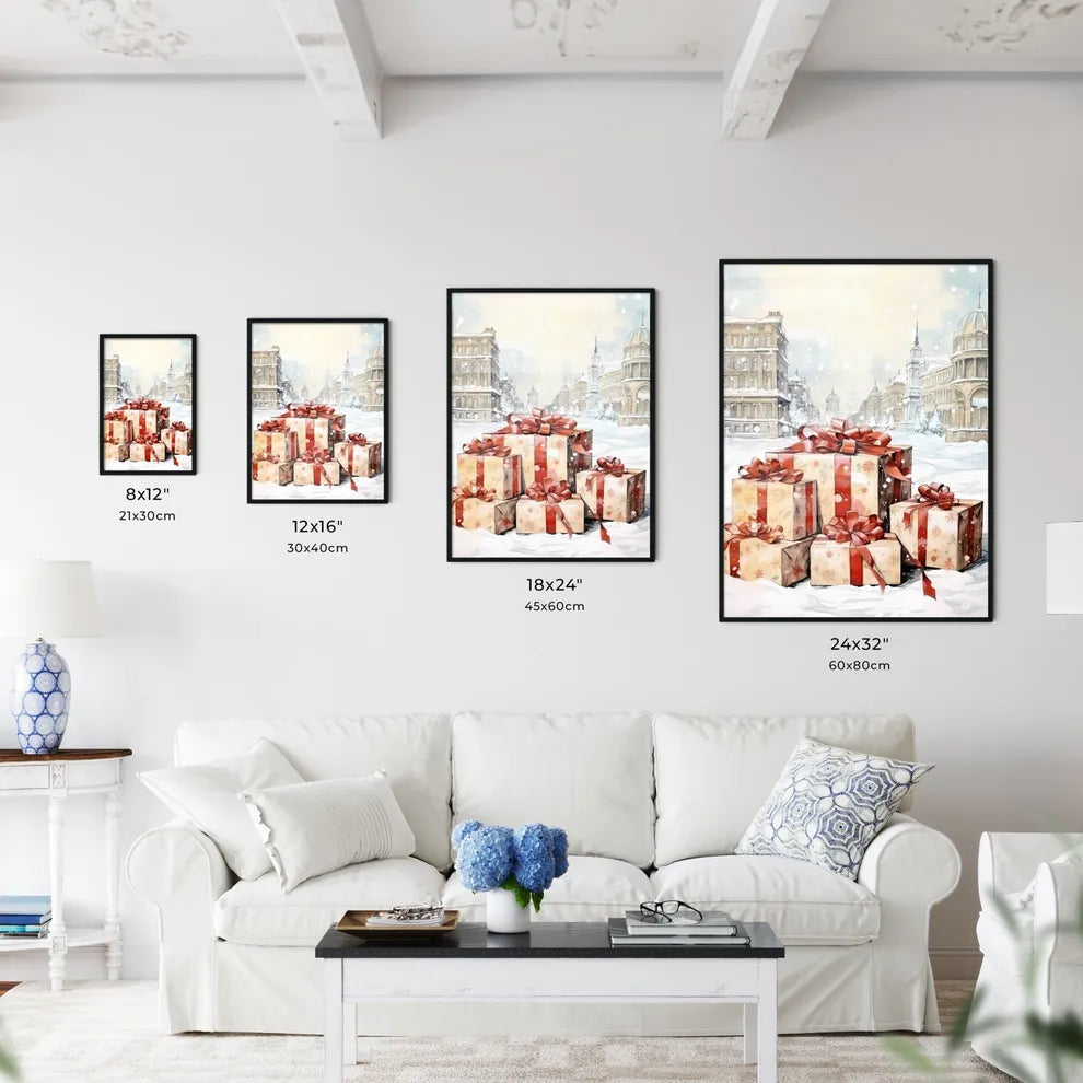 A Poster of Christmas and Holiday Gifts on S - Kitchen Hangings