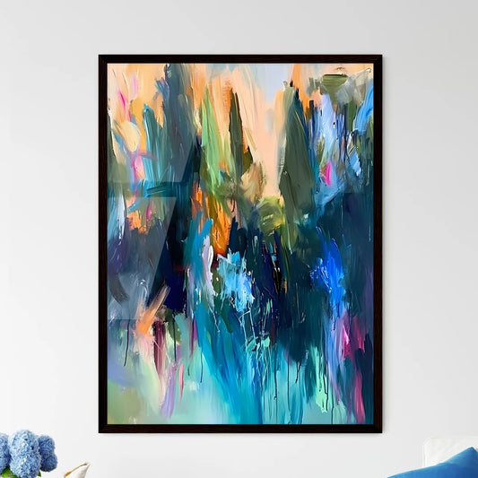 A Poster of impressionistic landscape in Sou - Framed Art Print