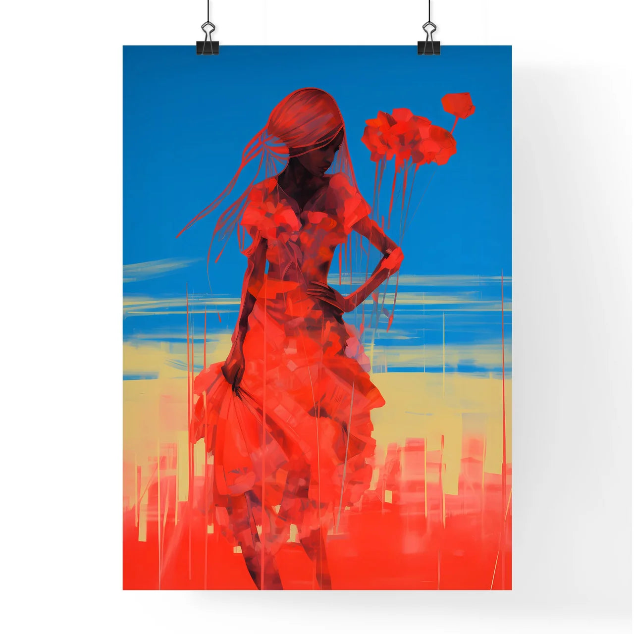 A Poster of inverted infrared - A Woman In A Poster
