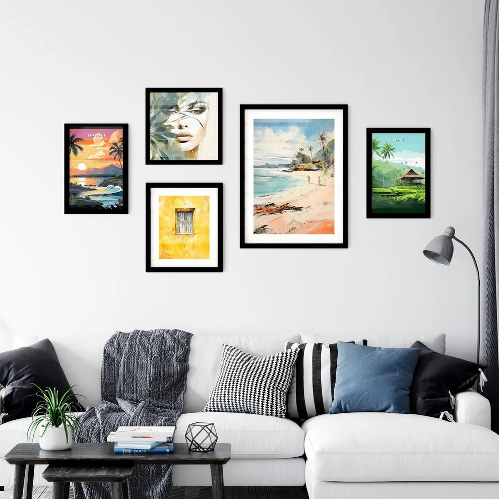 A Poster of Sandy tropical beach - A Waterco Wall Art