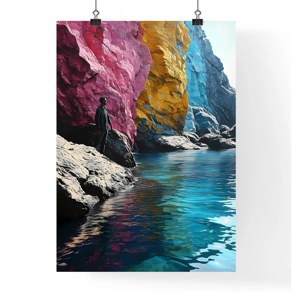 A Poster of gold prospector miner - A Man St Poster