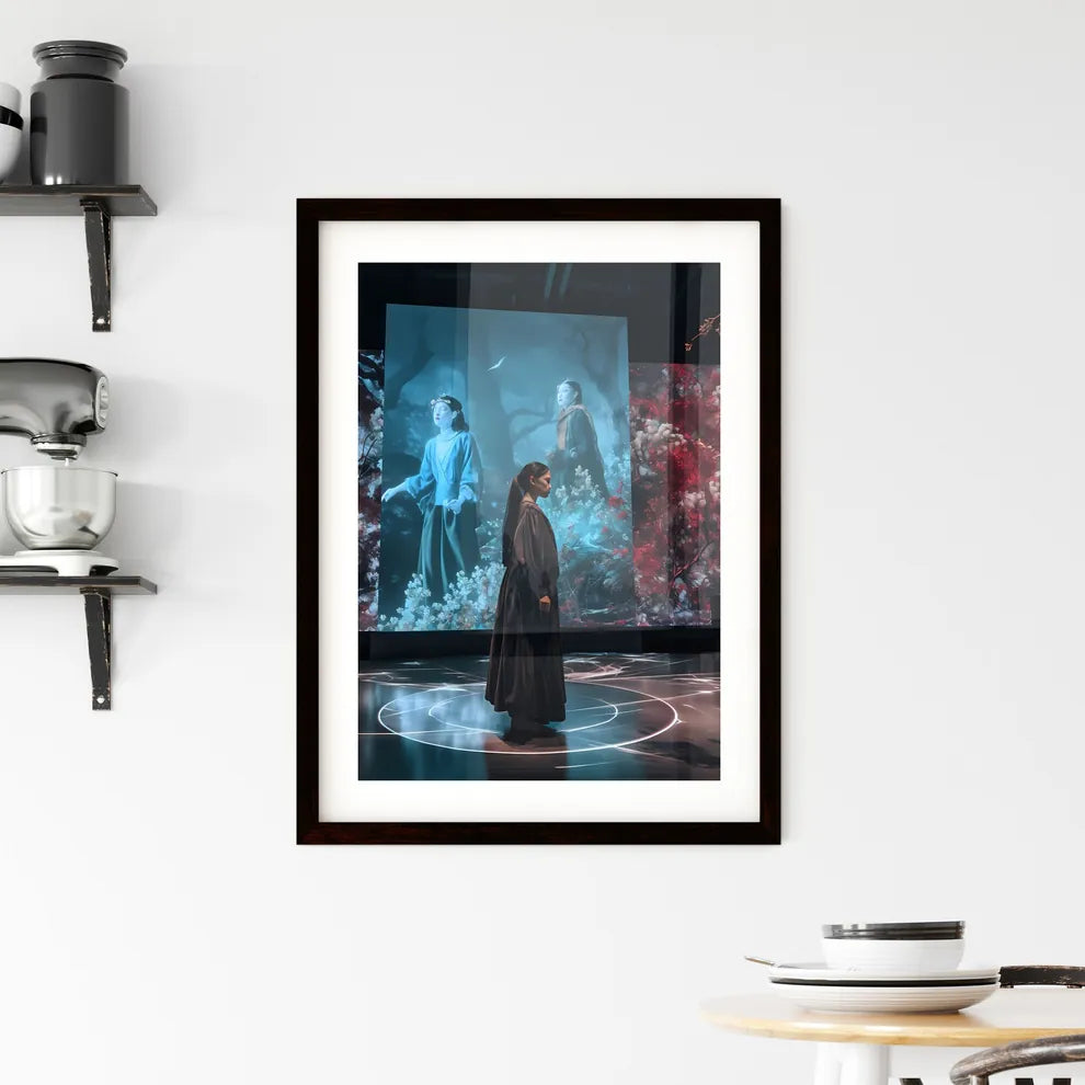 A Poster of Shakespeare visited Tencent  Framed Print