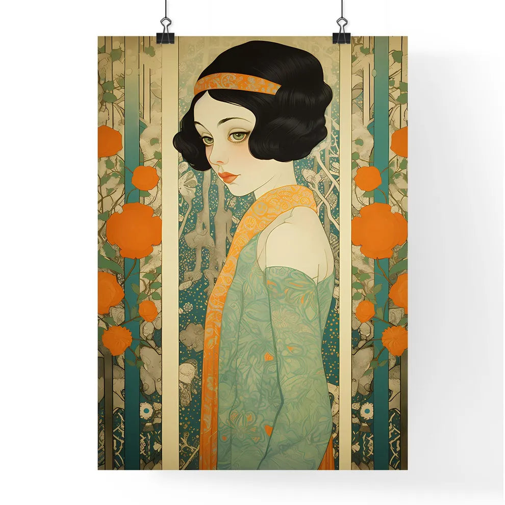 A Poster of portrait of an extremely beautif Poster