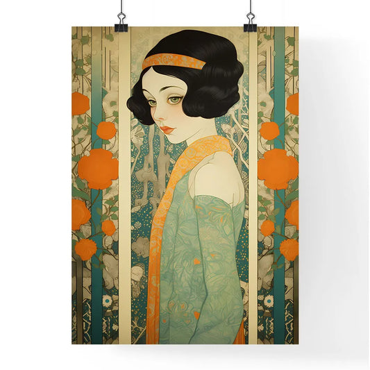 A Poster of portrait of an extremely beautif Poster