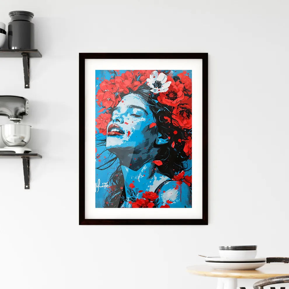 A Poster of the text myLife  - A Painting O Framed Print