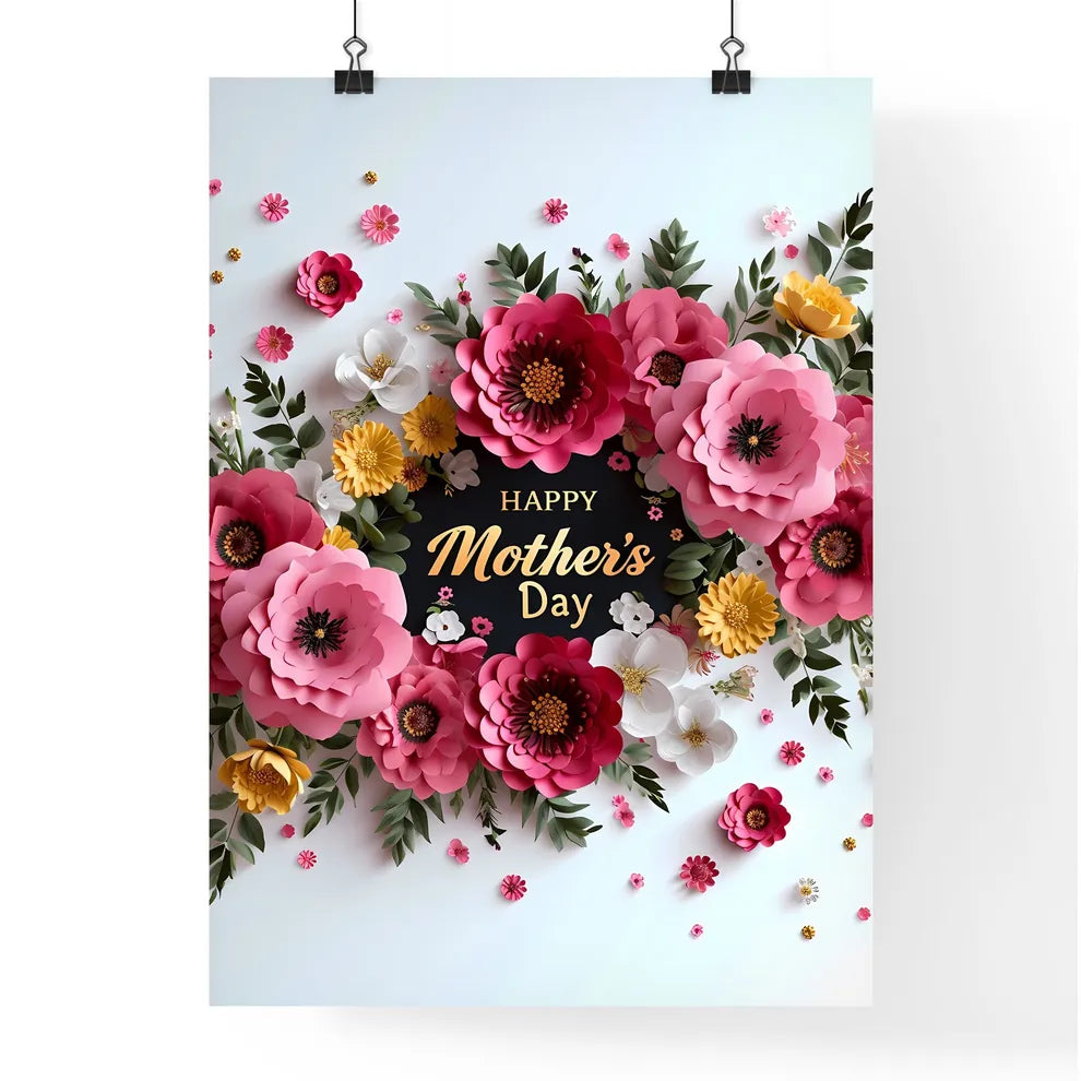 A Poster of happy mother's day - A Group Of  Poster