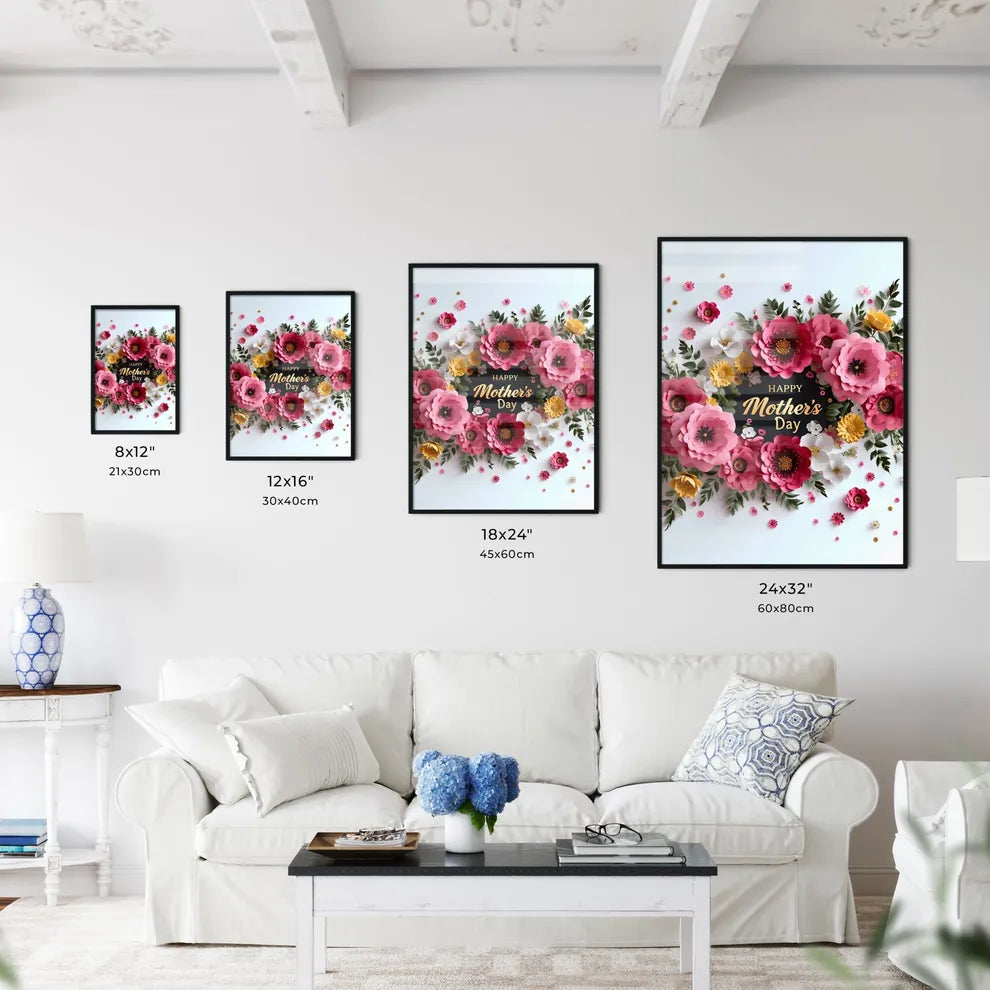 A Poster of happy mother's day - A Group Of  - Kitchen Hangings