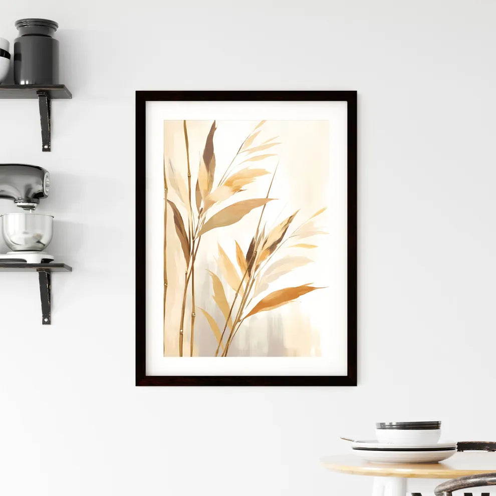 A Poster of Drawing of Minimal Style - A Clo Framed Print