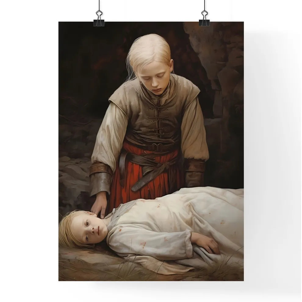 A Poster of The tragic death of the albino b Poster