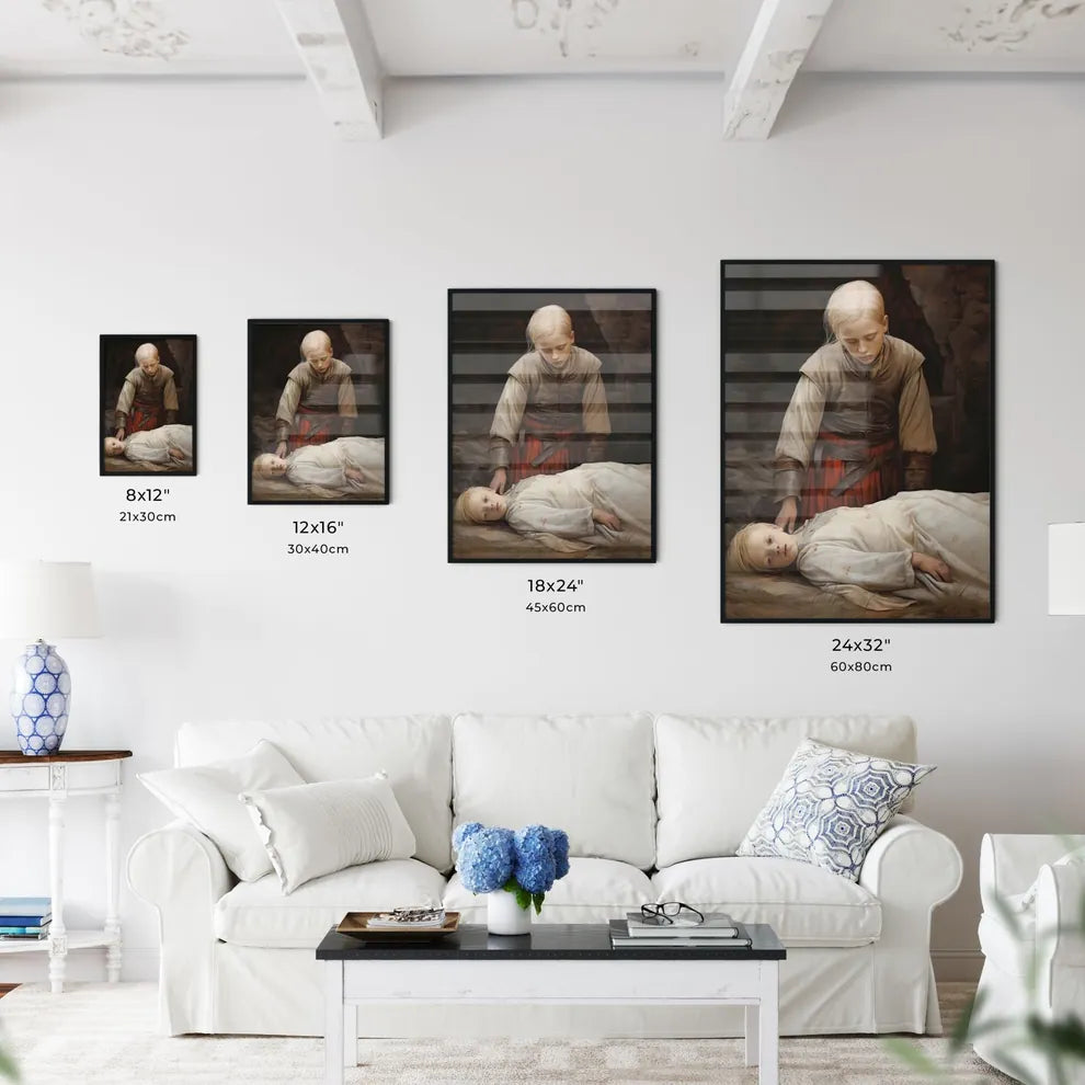 A Poster of The tragic death of the albino b - Kitchen Hangings