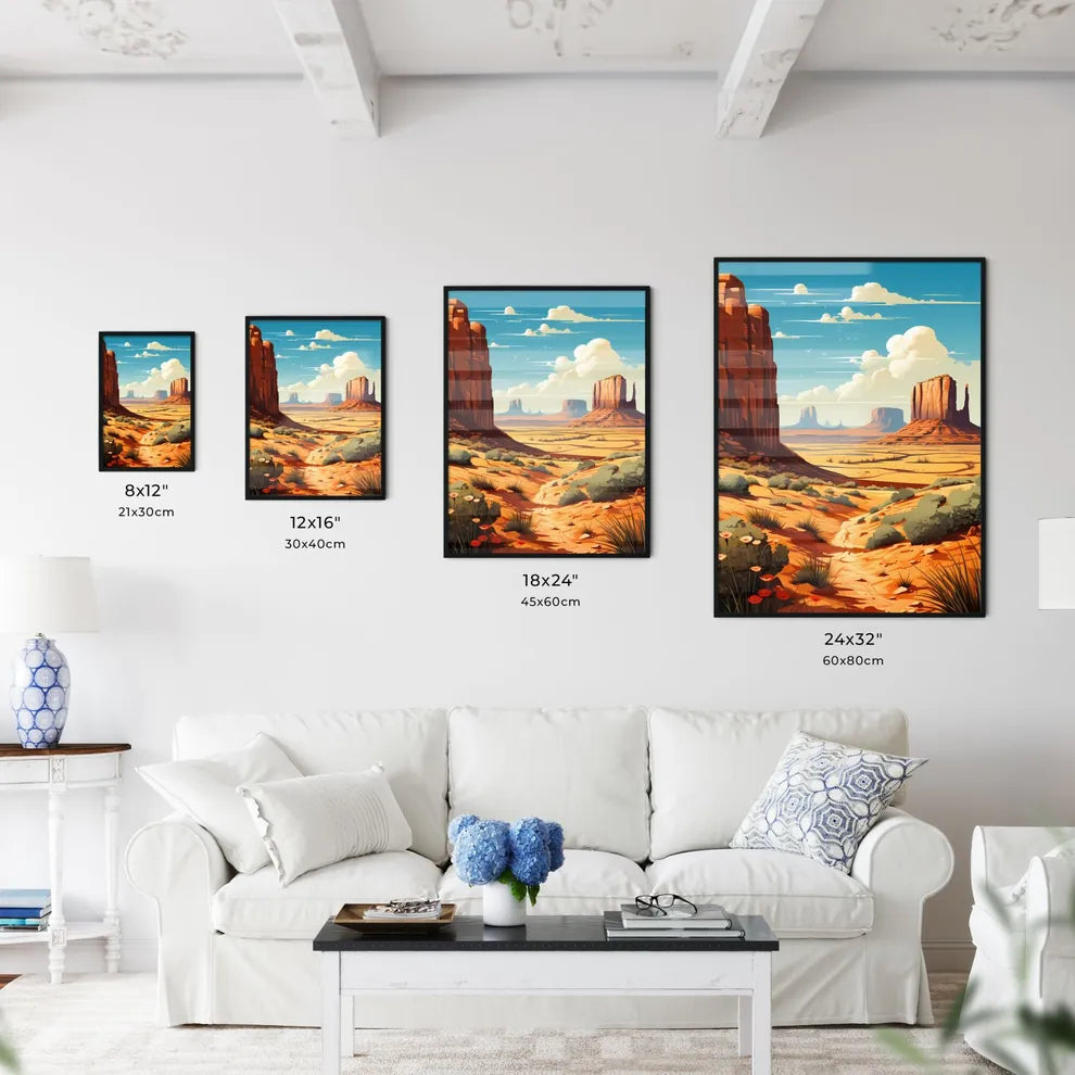 A Poster of Monument Valley Natinal Park - A - Kitchen Hangings