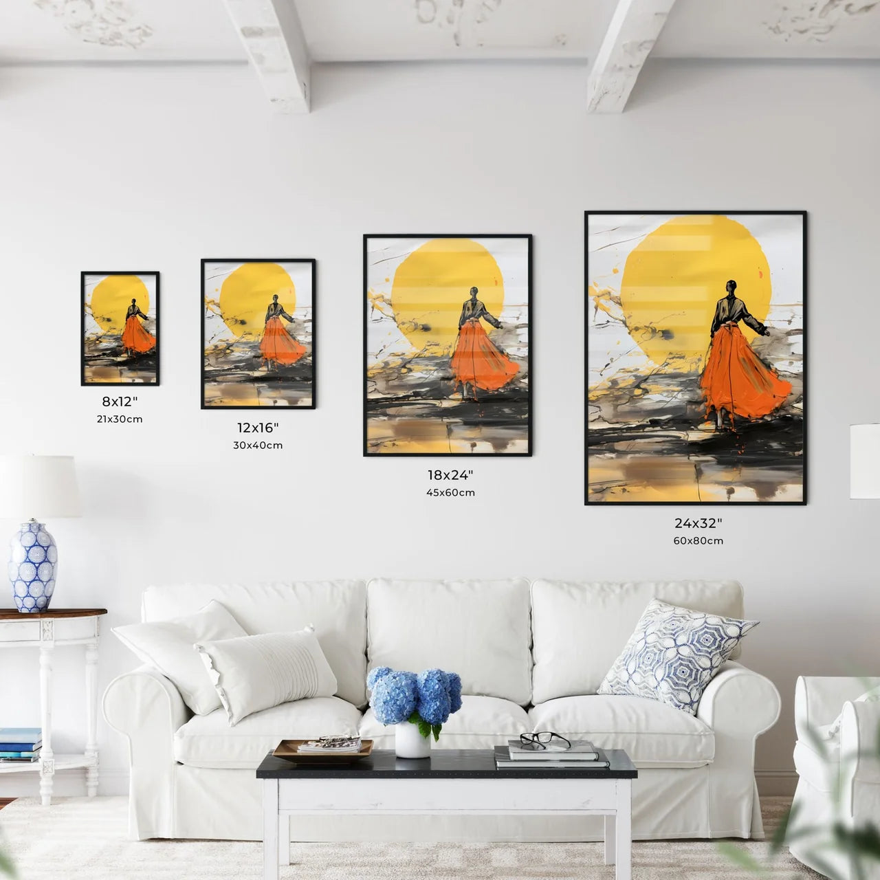 A Poster of a fashion shoot on saturn  - A W - Kitchen Hangings