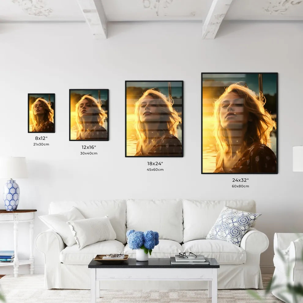 A Poster of The first ray of sunshine - A Wo - Kitchen Hangings