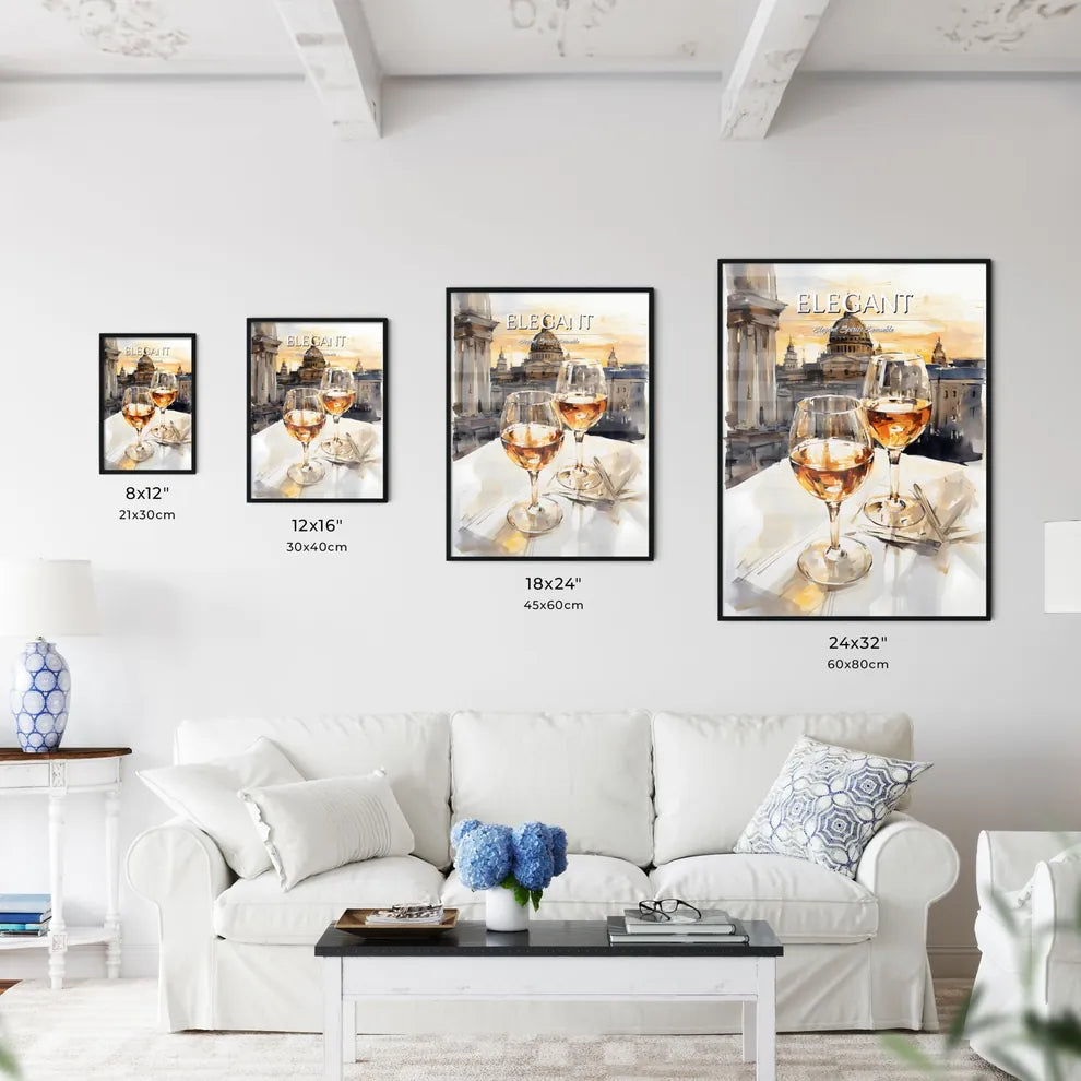 A Poster of white russian cocktail - A Water - Kitchen Hangings