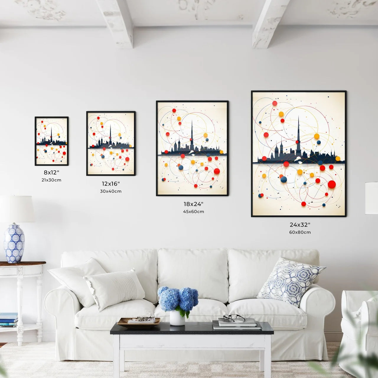 A Poster of minimalist Paris skyline - A Cit - Kitchen Hangings