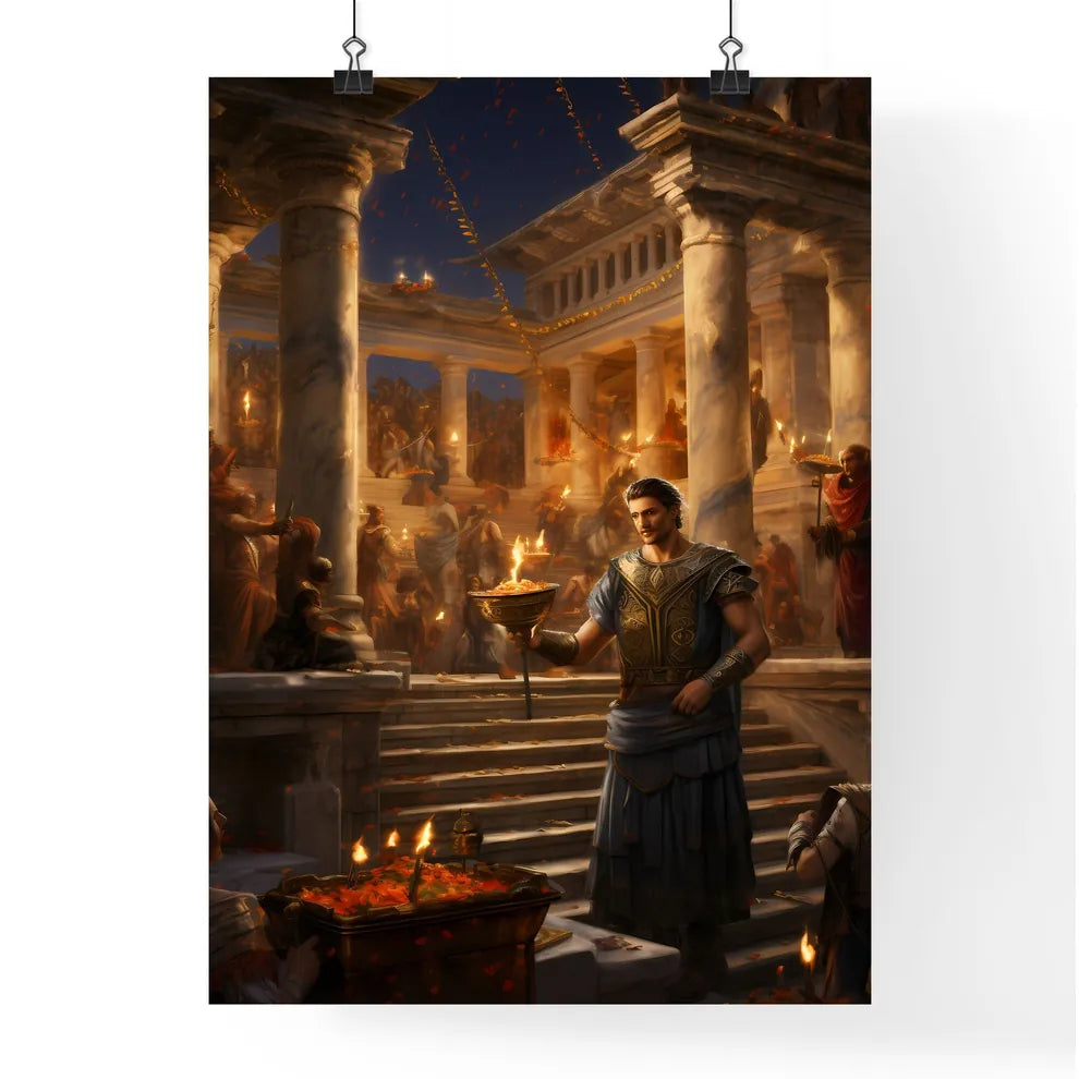 A Poster of A lavish and opulent scene - A M Poster