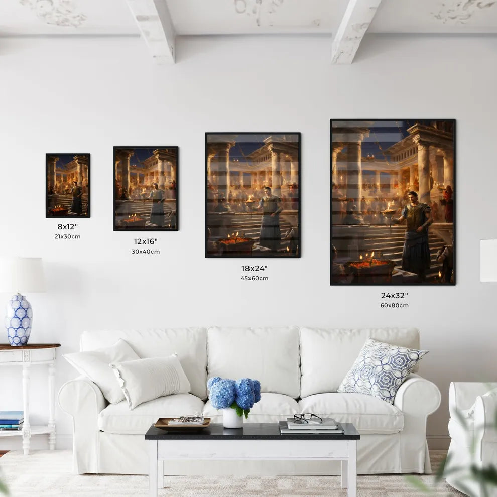 A Poster of A lavish and opulent scene - A M - Kitchen Hangings