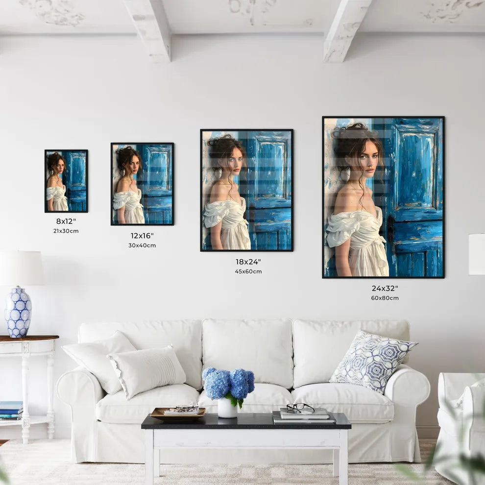 A Poster of oil painting of a 34 view - A Wo - Kitchen Hangings