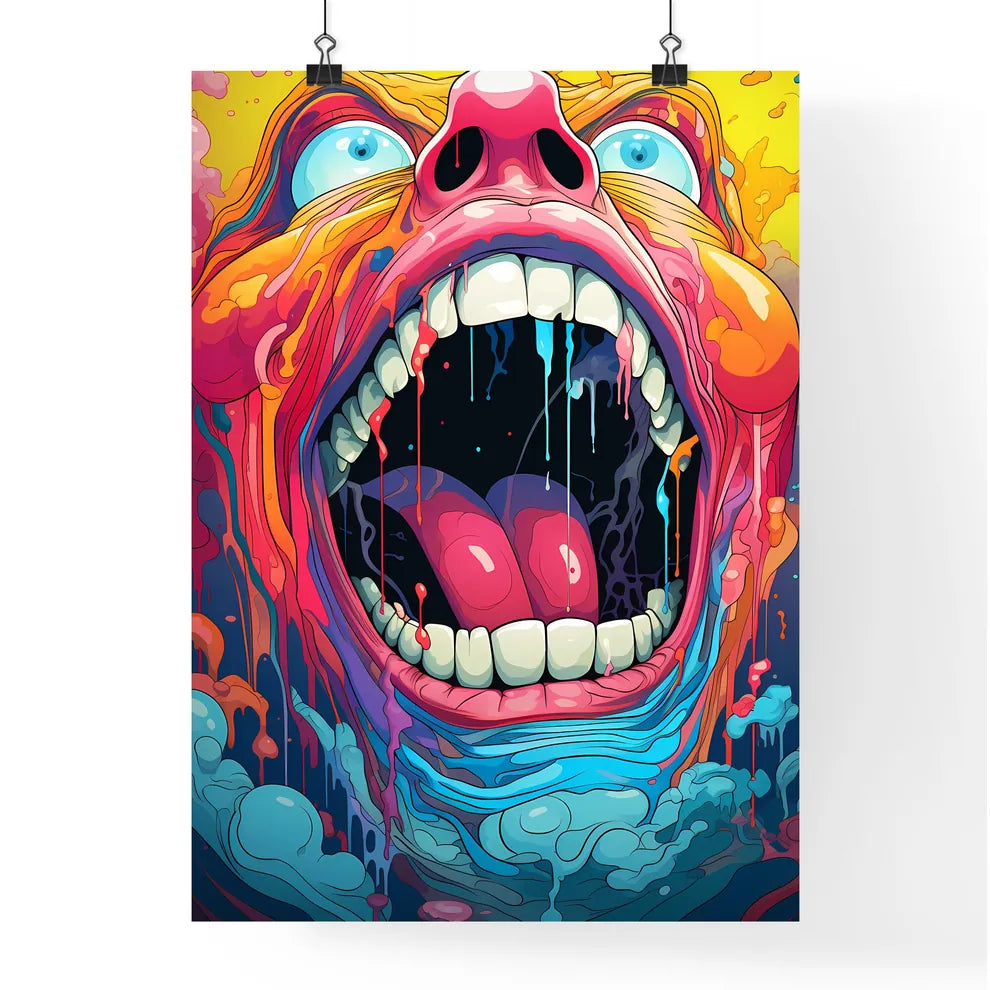 A Poster of low dutch angle digital acid  Poster