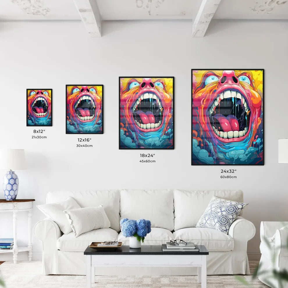 A Poster of low dutch angle digital acid  Size Chart