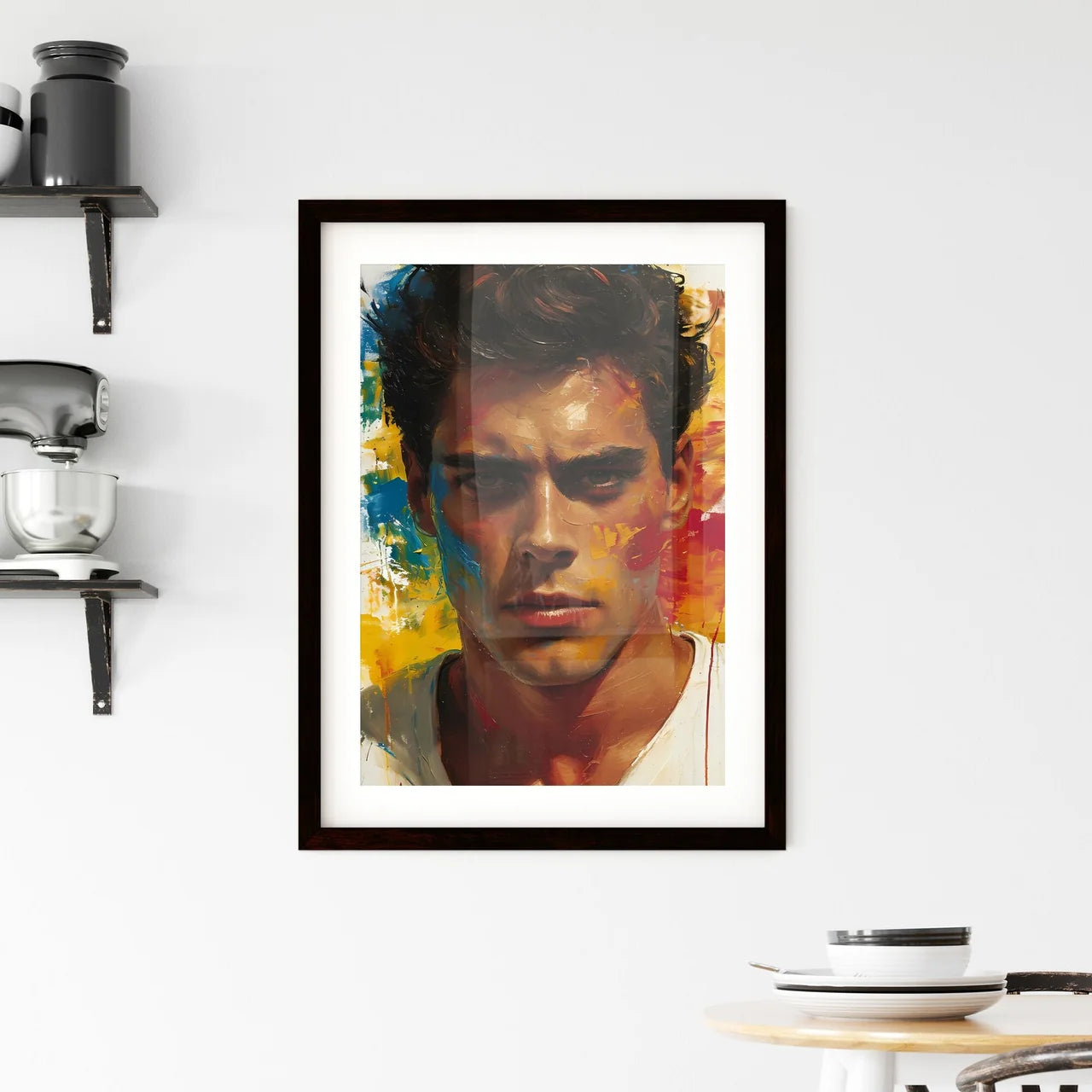 A Poster of Jay Gatsby The Great Gatsby Port Framed Print