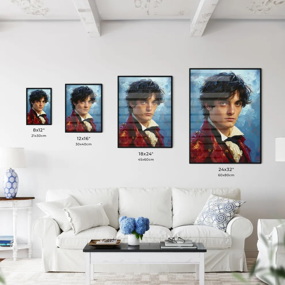 A Poster of Jay Gatsby The Great Gatsby Portrait  Size Chart