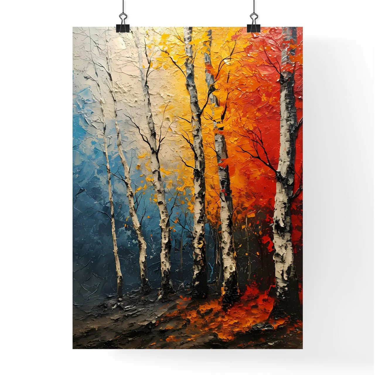 A Poster of Forests landscape - A Painting O Poster