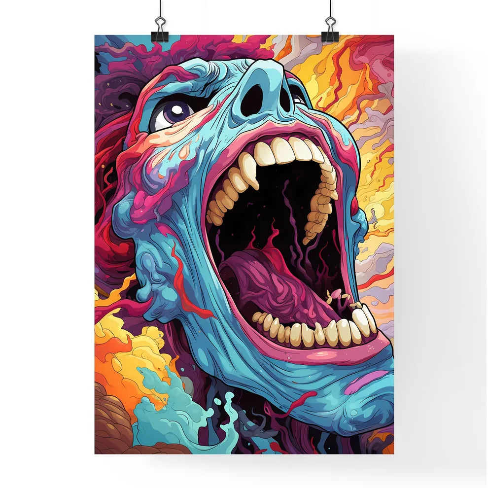 A Poster of low dutch angle digital acid  Poster
