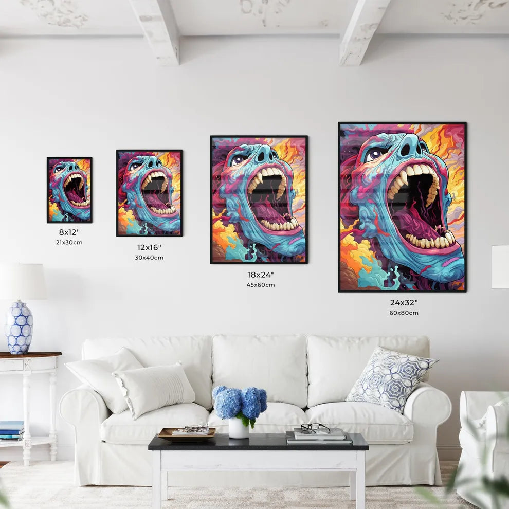 A Poster of low dutch angle digital acid  Size Chart