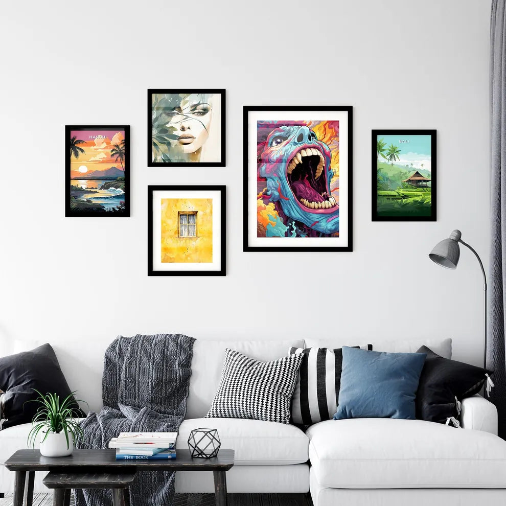 A Poster of low dutch angle digital acid  Art Print