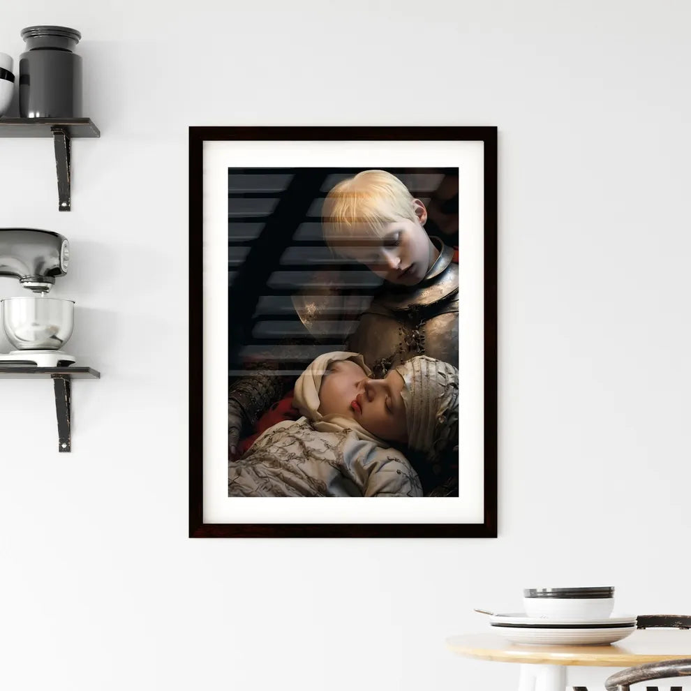 A Poster of The tragic death of the albino b Framed Print