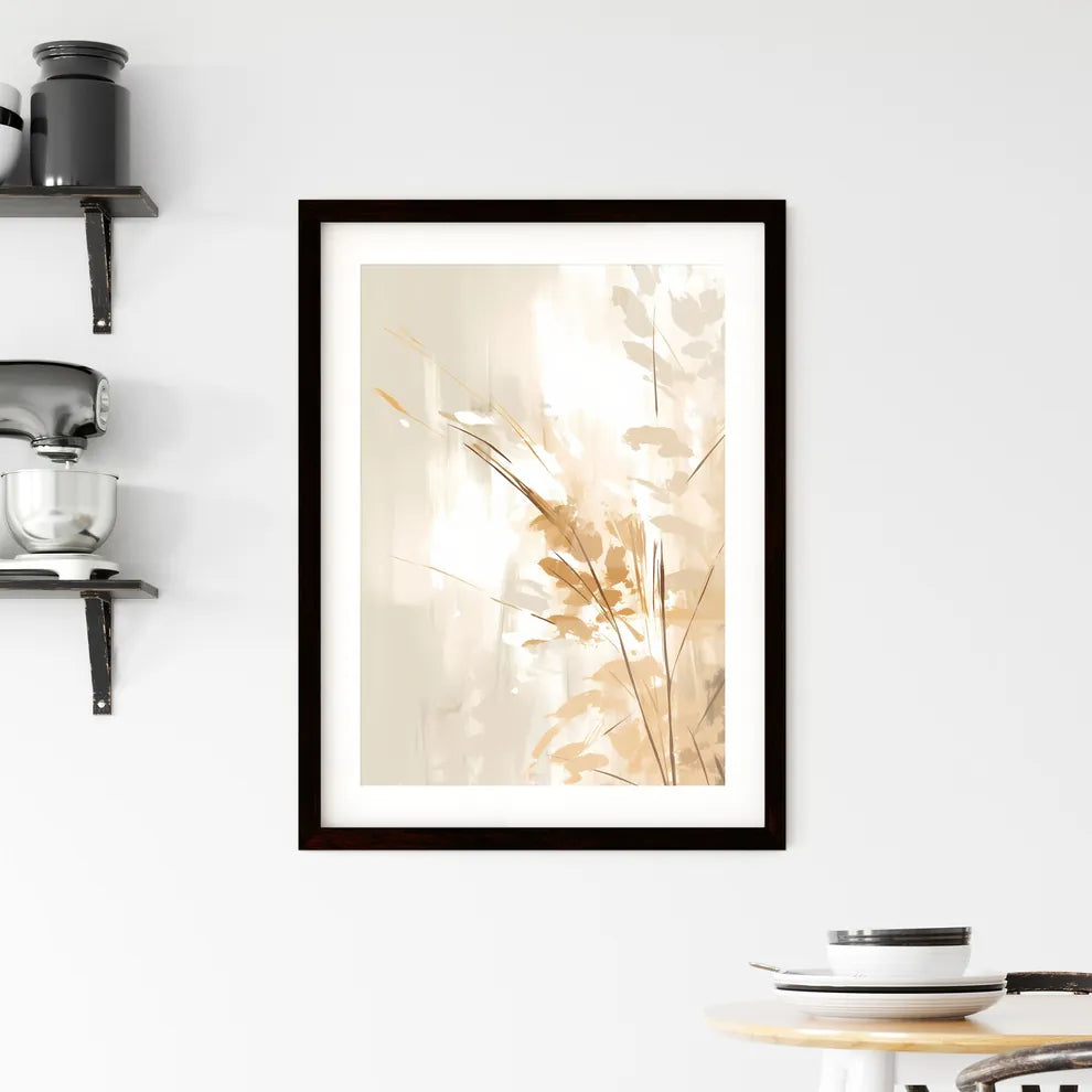 A Poster of Drawing of Minimal Style - A Pai Framed Print