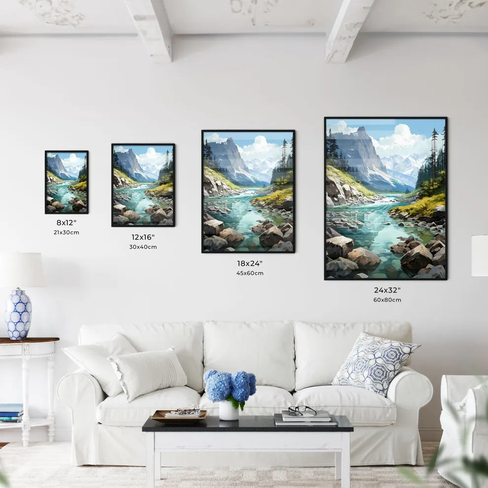 A Poster of Yoho National Park - A River Flo - Kitchen Hangings