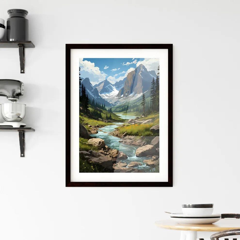 A Poster of Rocky Mountain National Park - A Framed Print