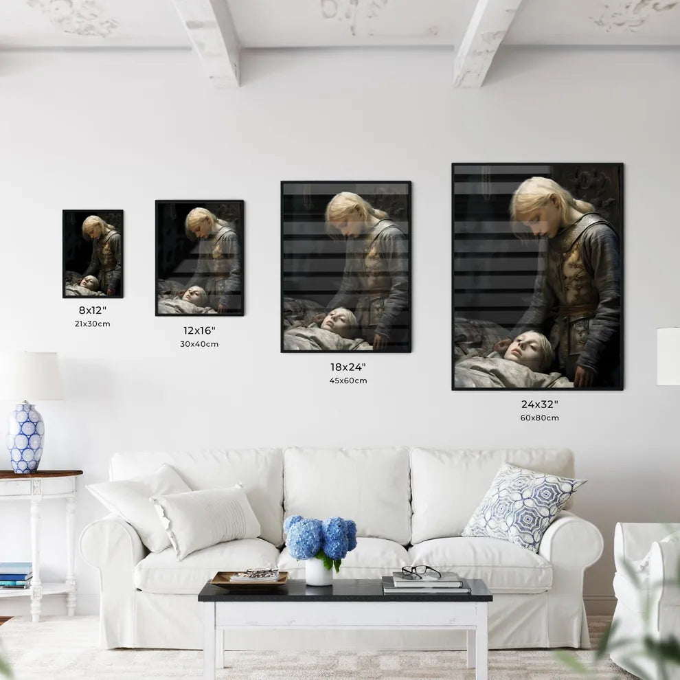 A Poster of The tragic death of the albino b - Kitchen Hangings