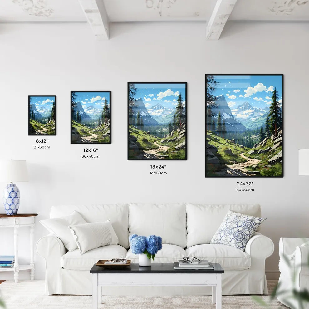 A Poster of Sequoia National Park - A Mounta - Kitchen Hangings