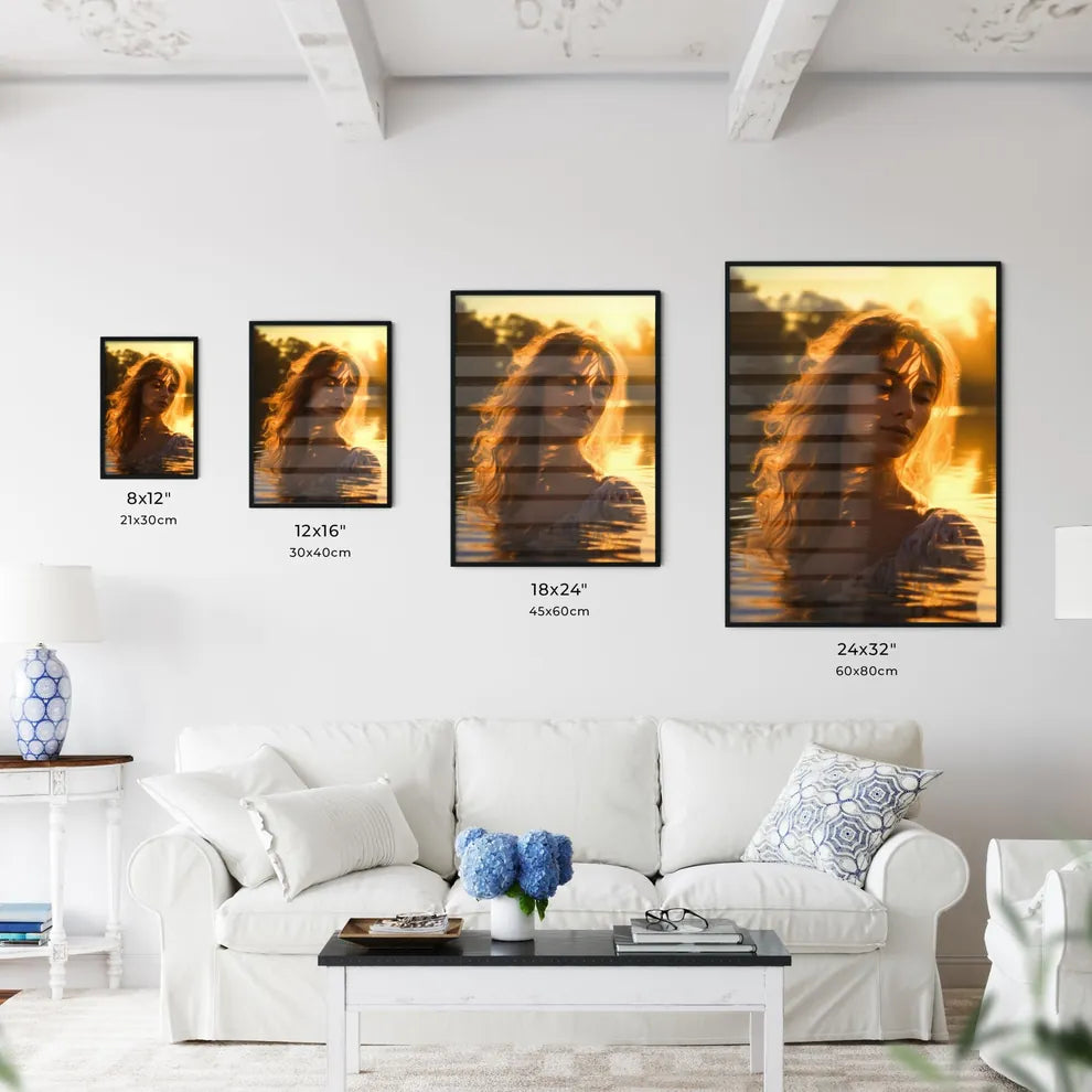 A Poster of The first ray of sunshine - A Wo - Kitchen Hangings