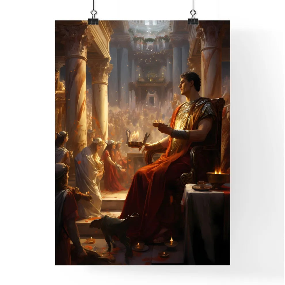 A Poster of A lavish and opulent scene - A M Poster