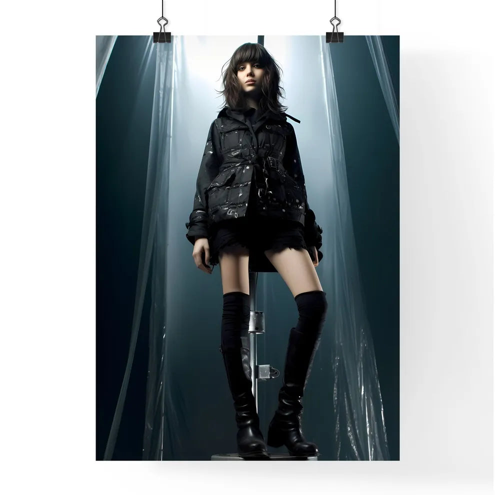 A Poster of full body shot girl - A Woman Po Poster