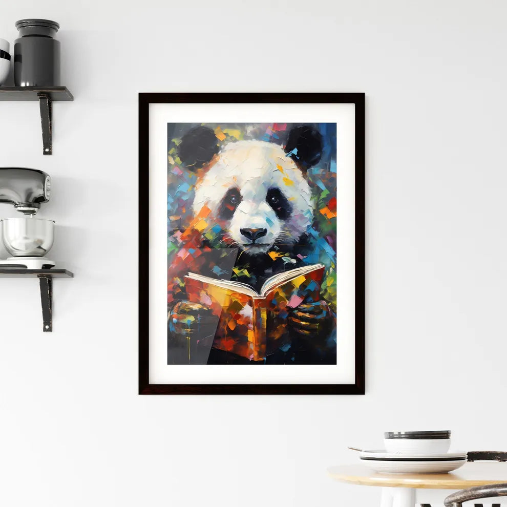 A Poster of the book panda  Framed Print