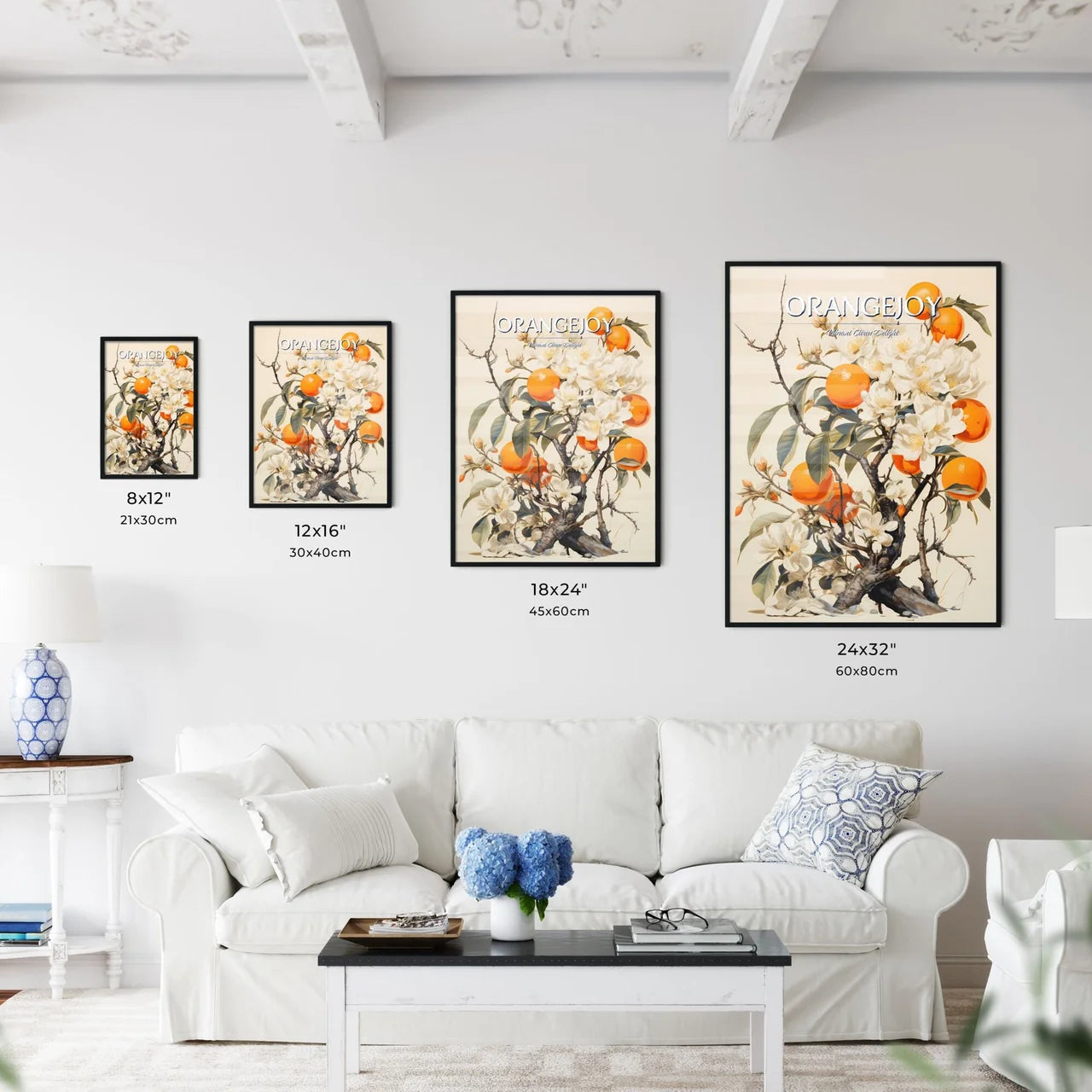 A Poster of Ugly orange trees in London - A  - Kitchen Hangings