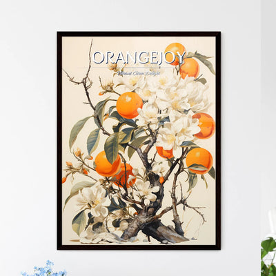 A Poster of Ugly orange trees in London - A Tree With Oranges And Leaves