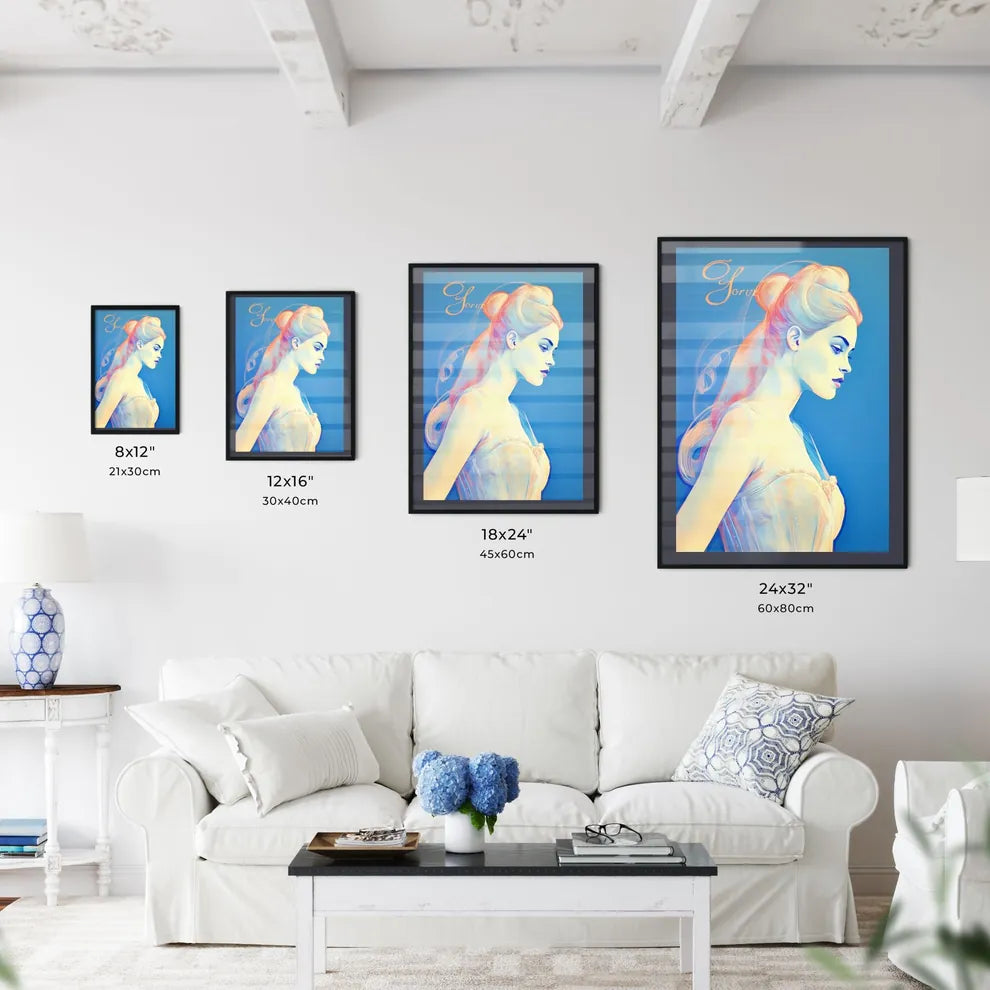 A Poster of Cinderella running in her chic - - Kitchen Hangings