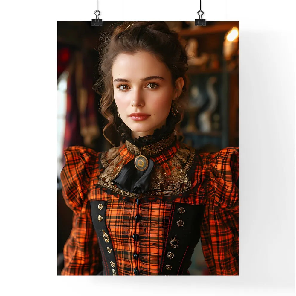 A Poster of young woman in 1860 - A Woman In A Garment Default Title