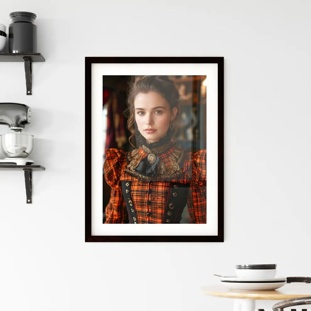 A Poster of young woman in 1860 - A Woman In A Garment Default Title