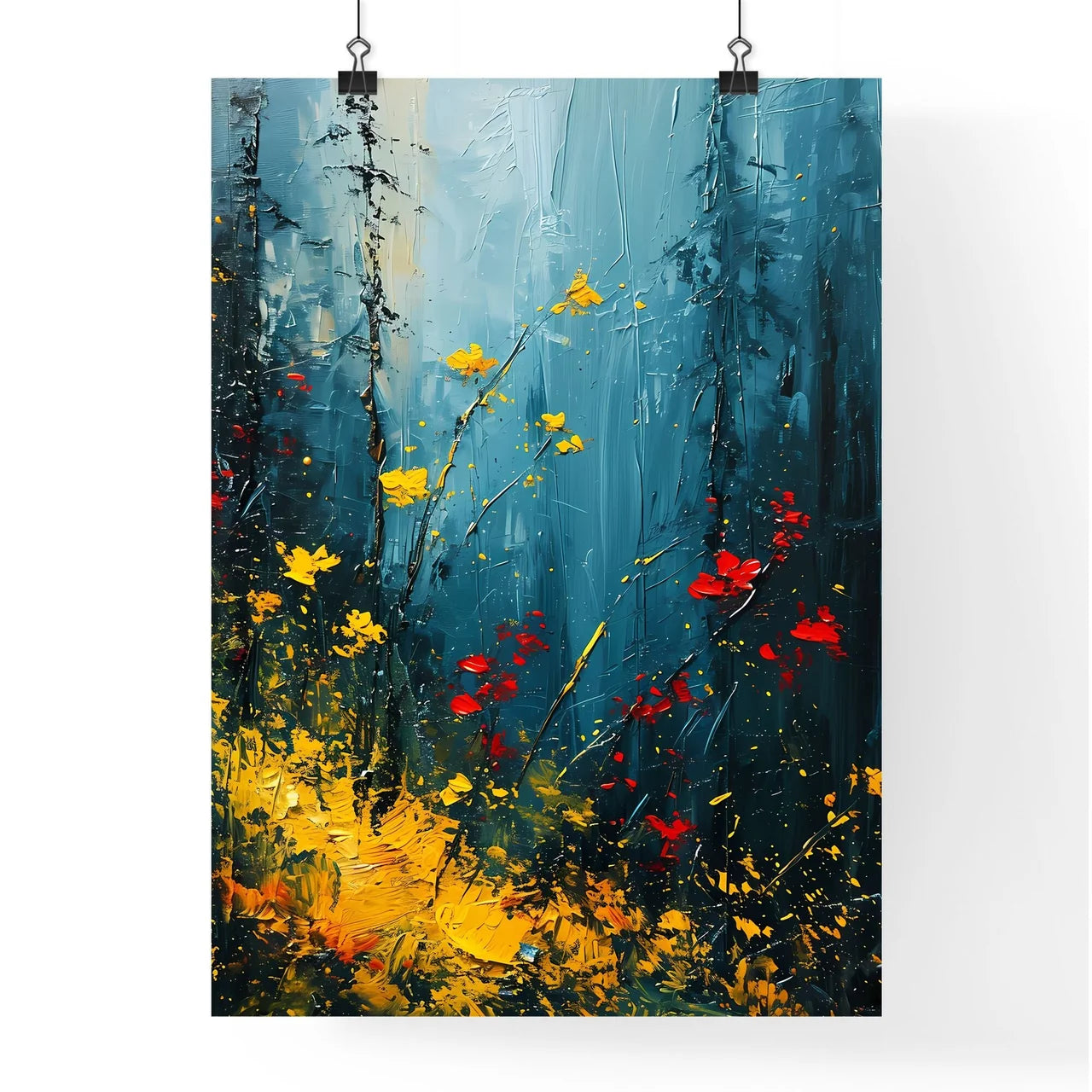 A Poster of Forests landscape - A Painting O Poster