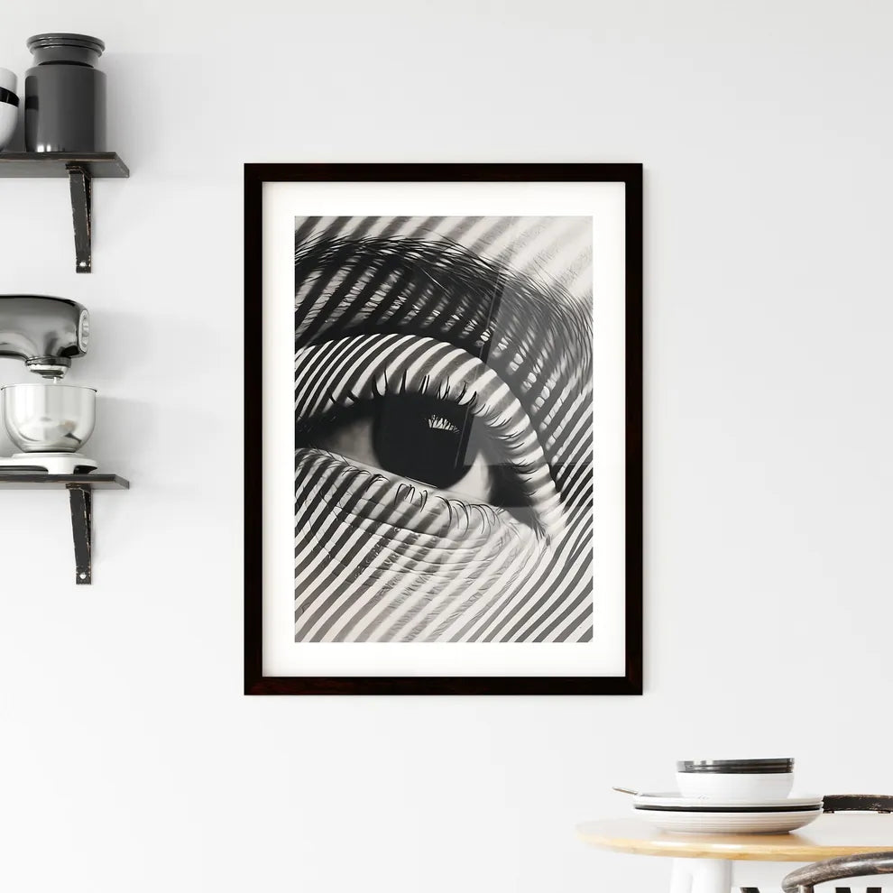 A Poster of halftone pattern  Framed Print